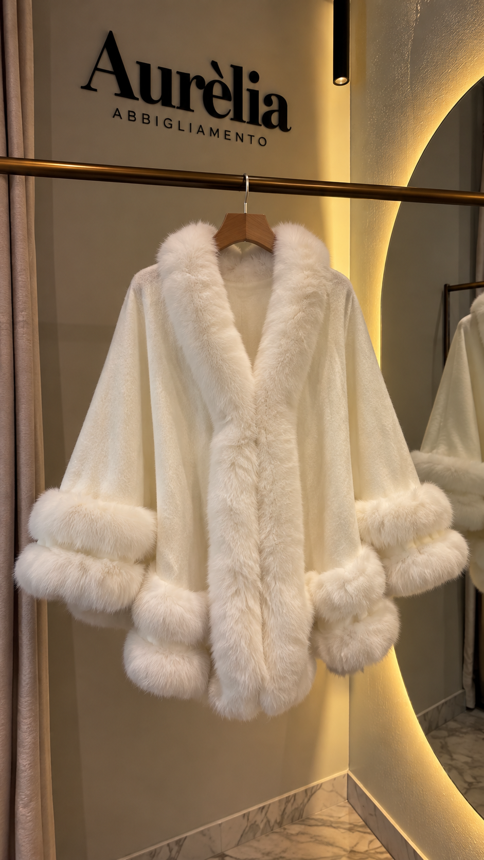 Pelliccia Faux Rabbit