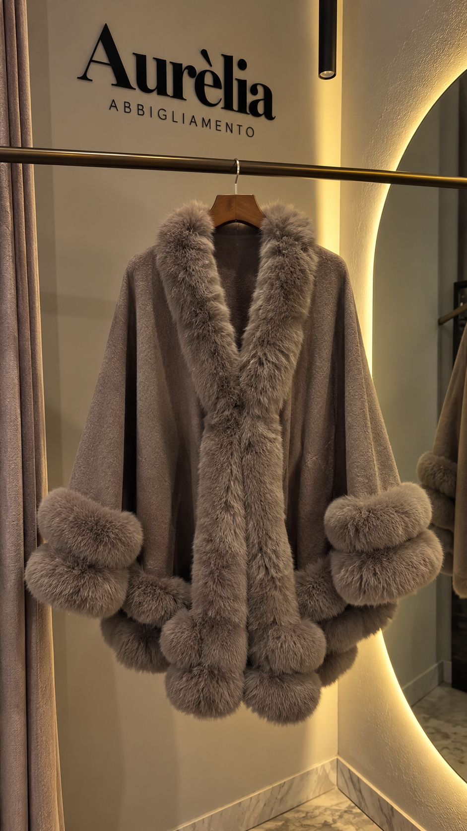 Pelliccia Faux Rabbit