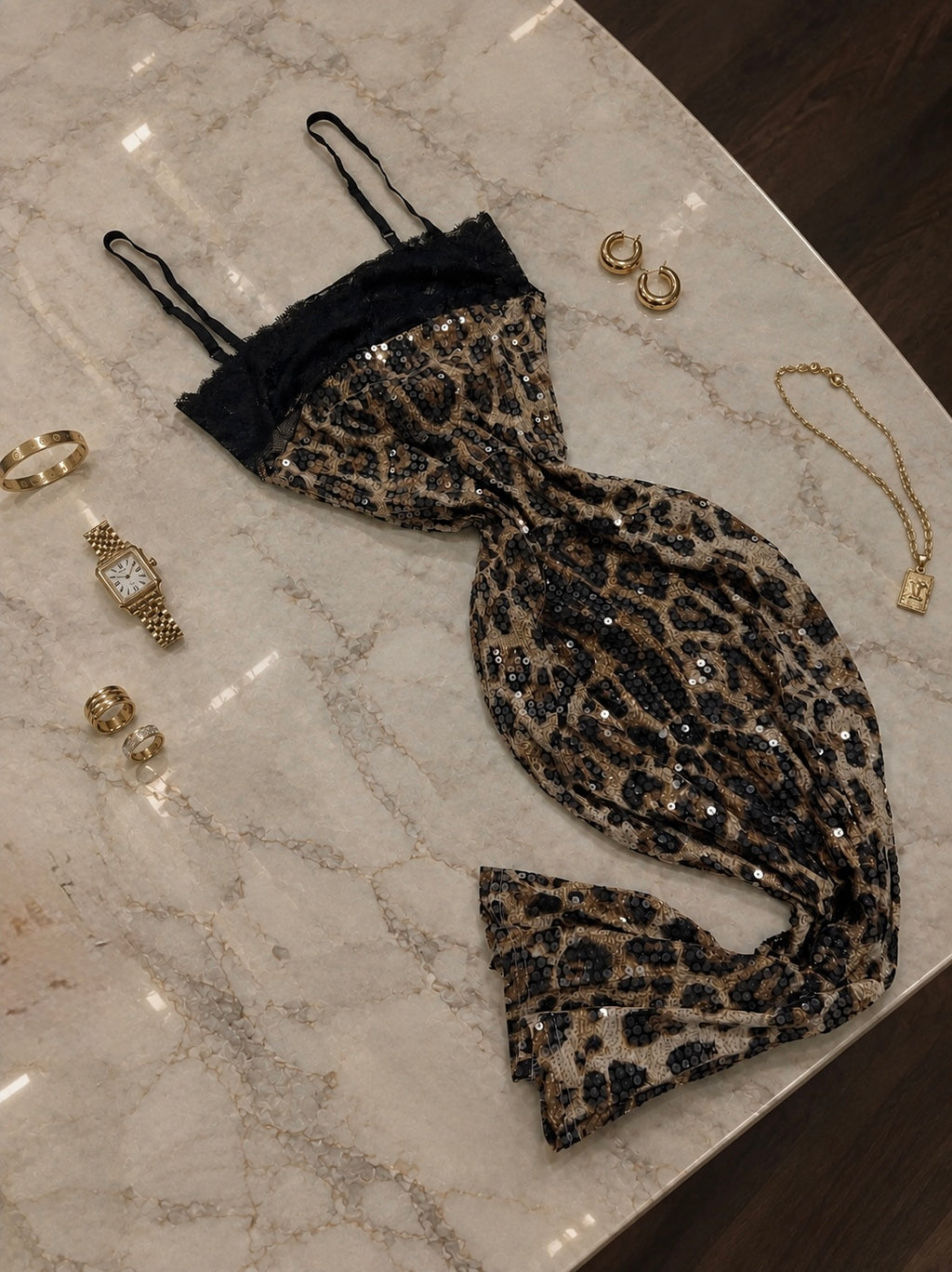 Leopard dress glam