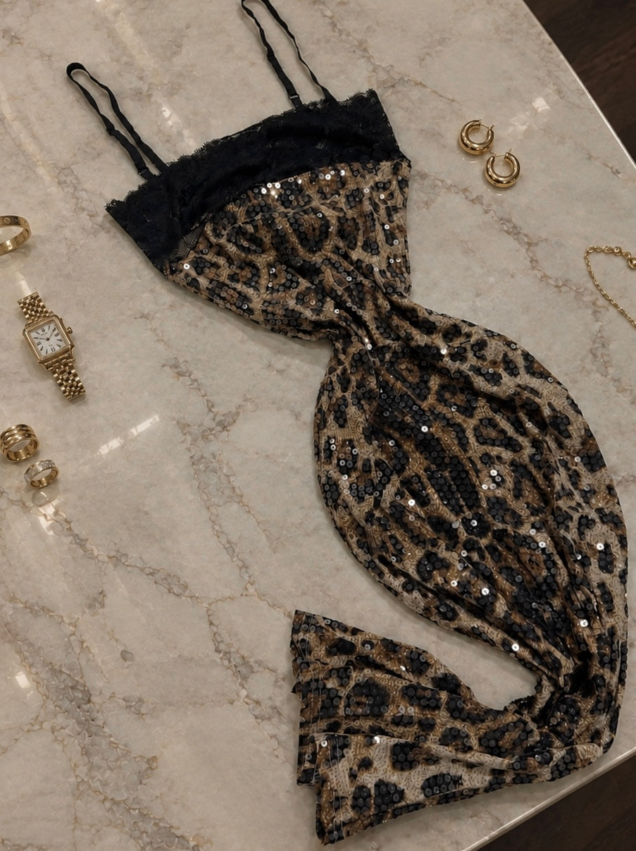 Leopard dress glam