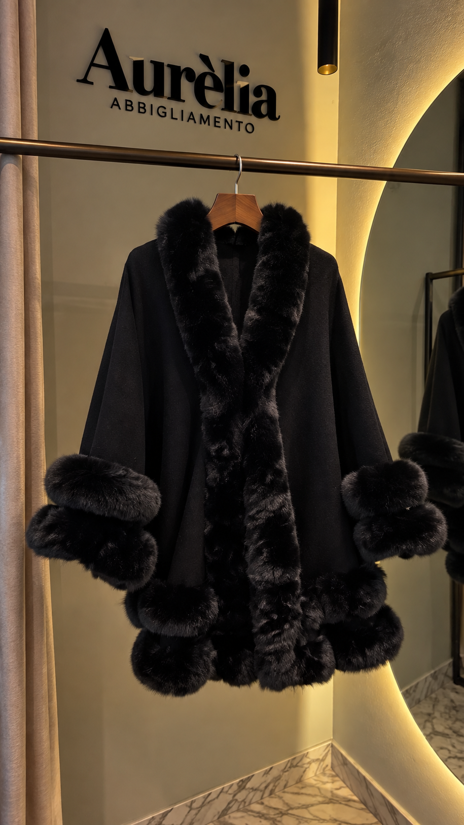 Pelliccia Faux Rabbit