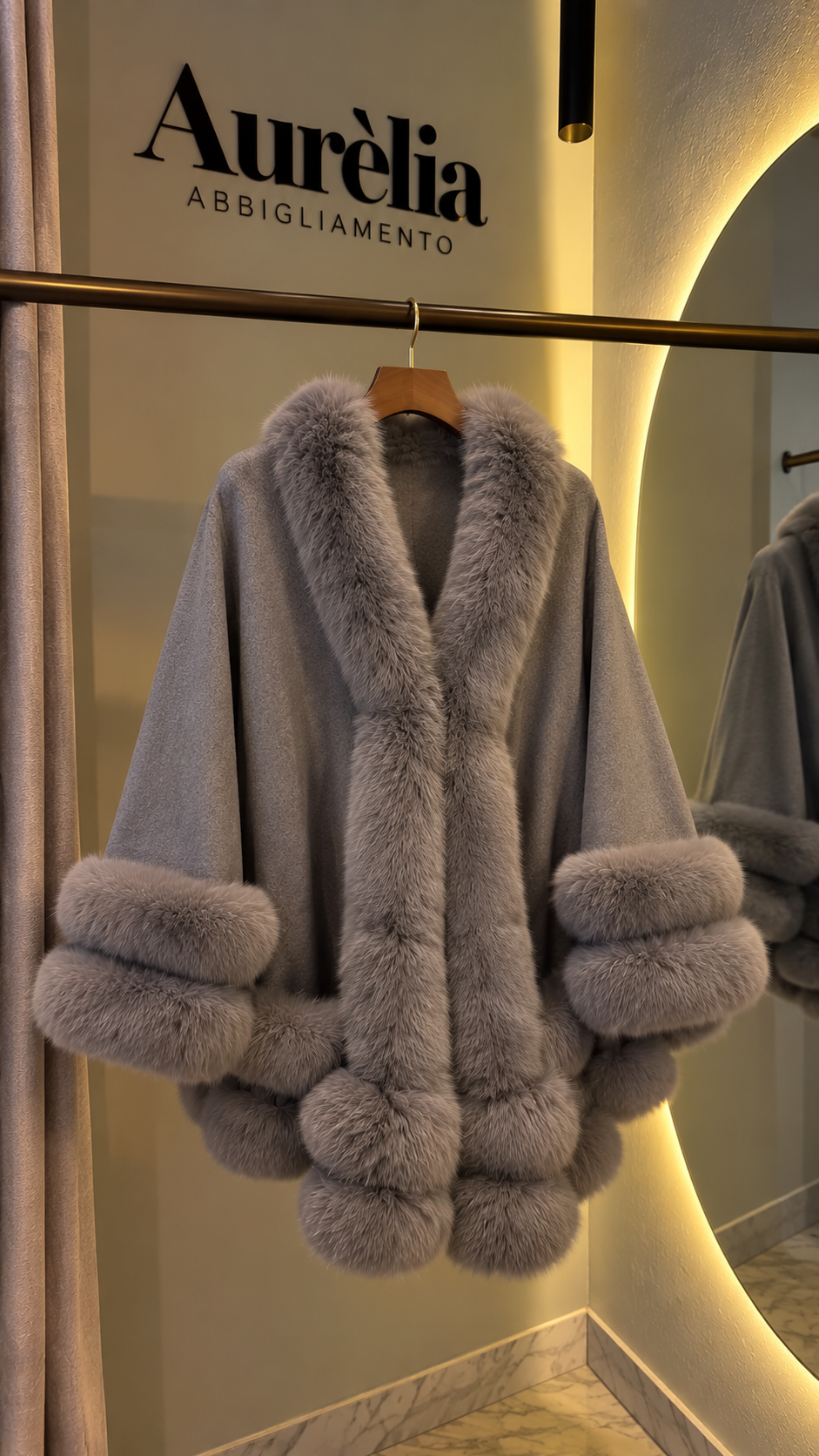 Pelliccia Faux Rabbit