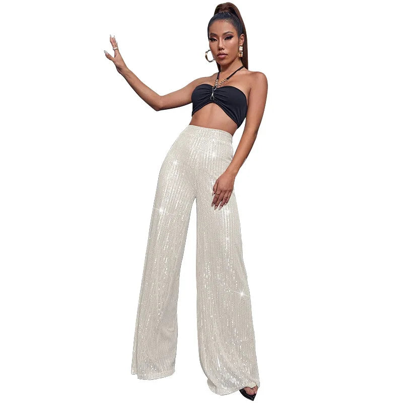 Glitter glam pants