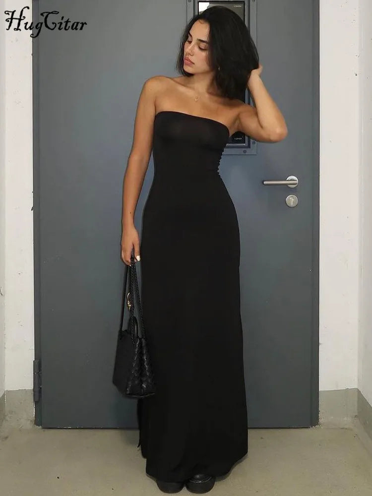 Noir luxe dress