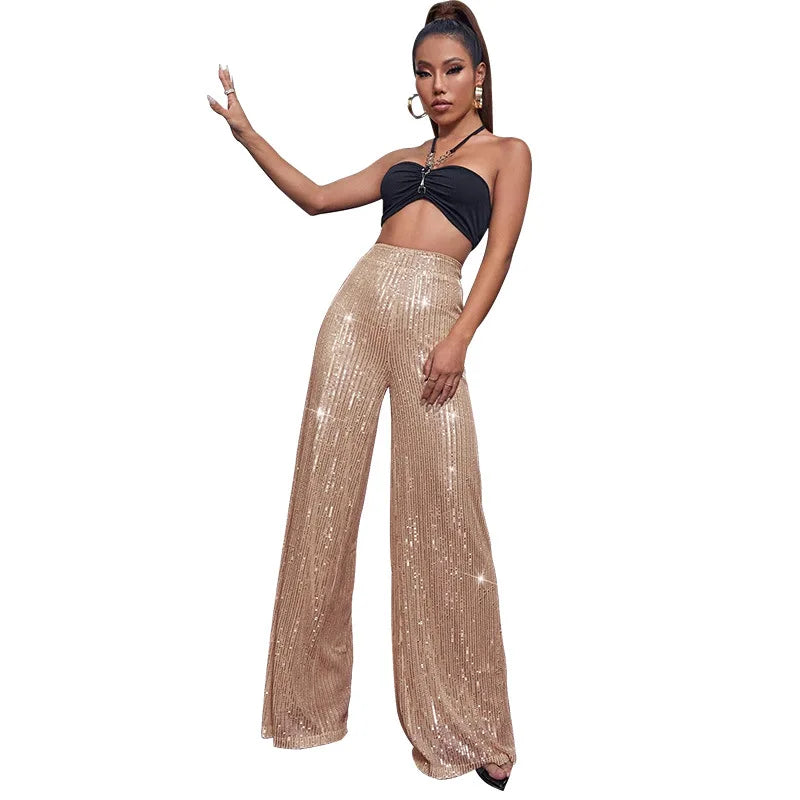 Glitter glam pants