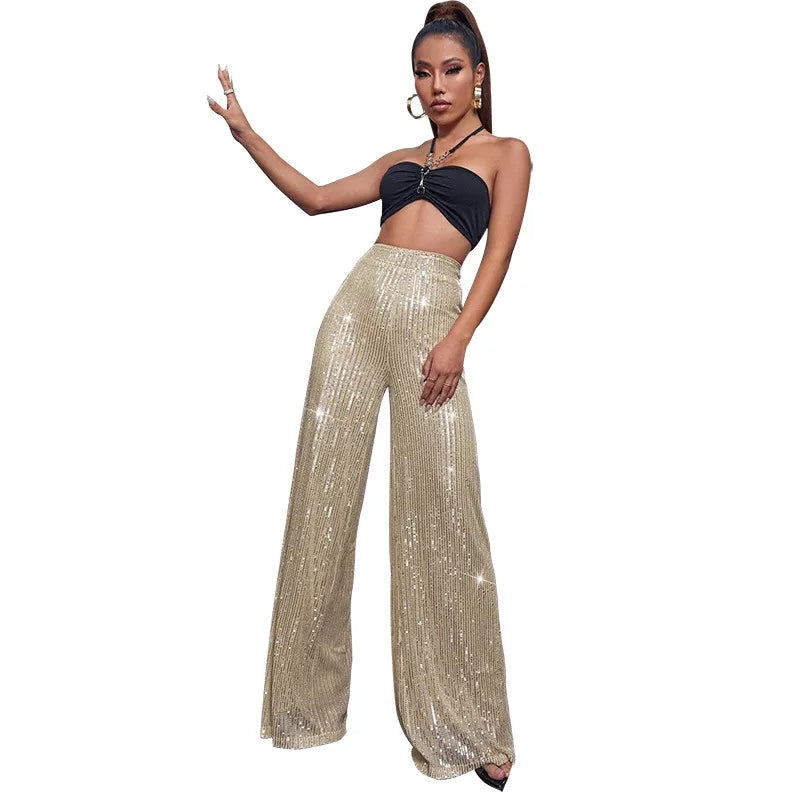 Glitter glam pants