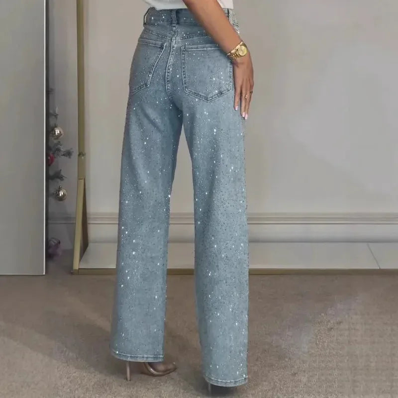 Jeans Straight Diamonds