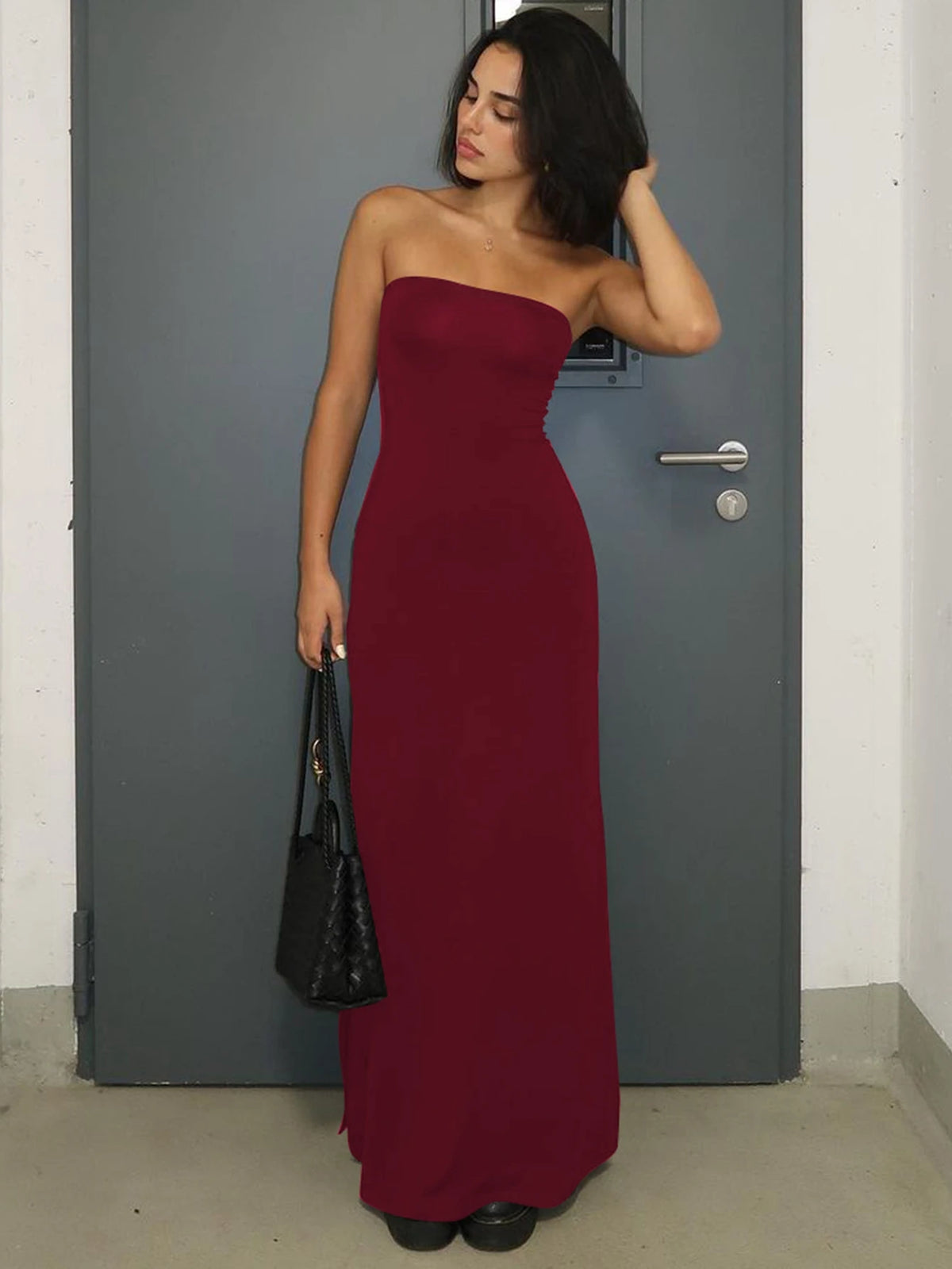 Noir luxe dress