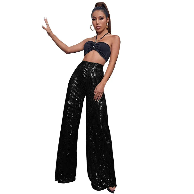 Glitter glam pants