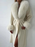 Fur luxe coat