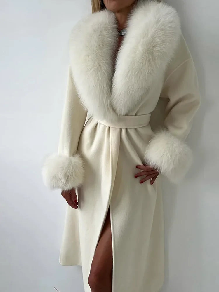 Fur luxe coat